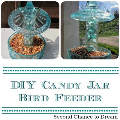 Second Chance to Dream: Candy Jar Birdfeeder