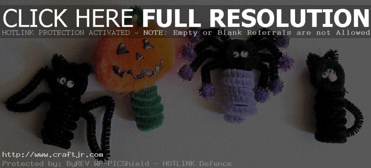 easy halloween craft puppet Halloween Kids Crafts: Easy Finger Puppets