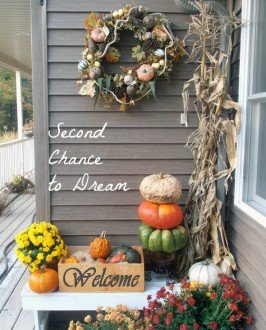 Second Chance to Dream: My Fall Front Porch