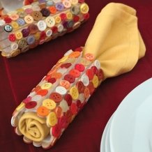 Indian Corn Napkin Rings Table Deccoration