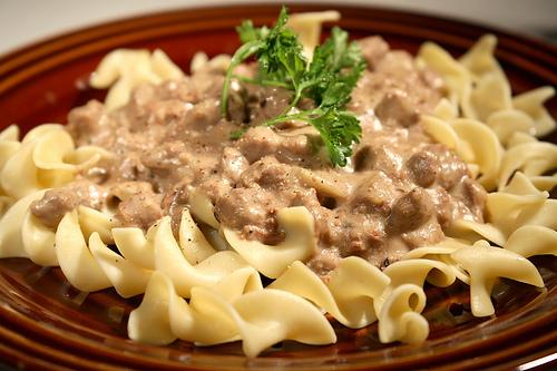 Ground Beef Stroganoff. Photo by tweety3474