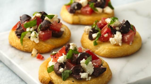 Feta and Tomato Crostini