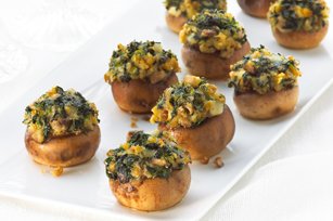 Spinach-Stuffed Mushrooms recipe