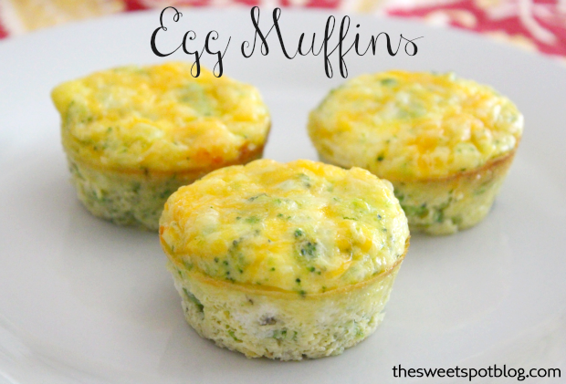 Egg Muffins, The Sweet Spot Blog