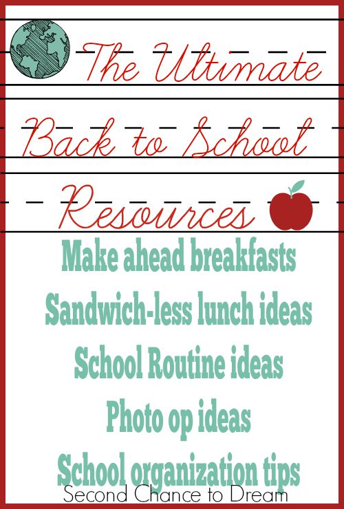 Back to School Resources