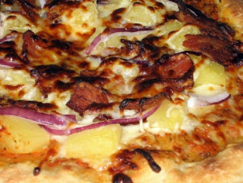Hawaiian Pizza: 'SparkRecipes Un-Chained' Contest Finalist 
