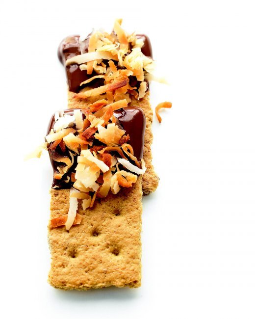 Chocolate-Coconut Graham Crackers