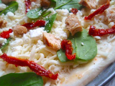 Mediterranean Herb Chicken Pizza