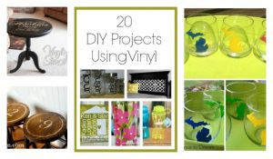 20 DIY Vinyl Projects using Vinyl features