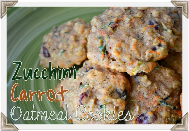 Zucchini Carrot Oatmeal Craisin Cookies | MomOnTimeout.com These amazing zucchini cookies are packed full of zucchini, carrots, oatmeal, Craisins, and coconut! All the good stuff!