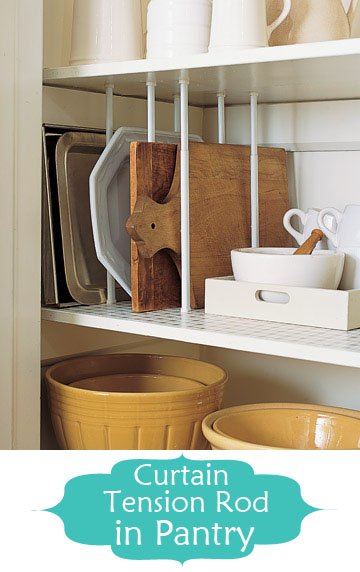 tension rod pantry dividers