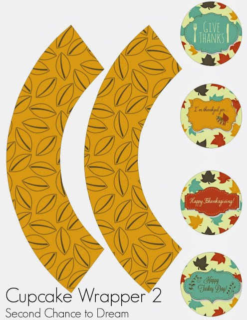 Second Chance to Dream: Free Thanksgiving Party Printables Set 2 #Thanksgiving #partyprintables