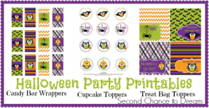 Second Chance To Dream - Halloween Party Printables