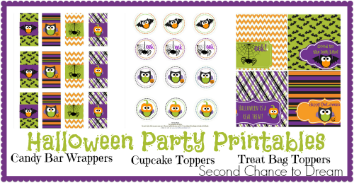 Second Chance to Dream: Halloween Party Printables