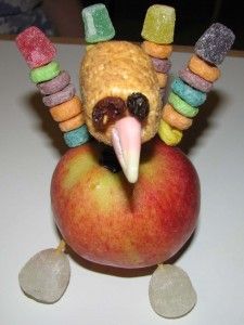 Kids Thanksgiving Craft: Turkeys Place Cards