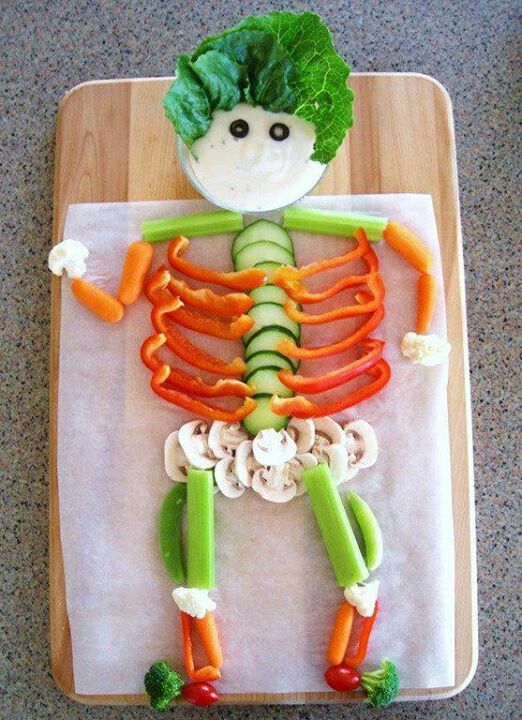 Veggie Skeleton Tray