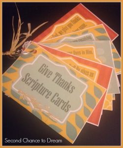 Barb Camp - Free Printable Give Thanks Scripture Cards