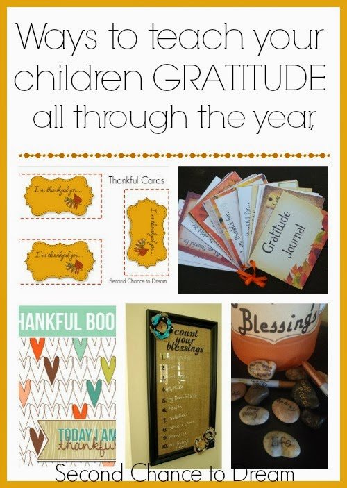Second Chance to Dream: Ways to teach gratitude