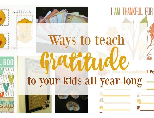 Second Chance to Dream: Ways to teach gratitude