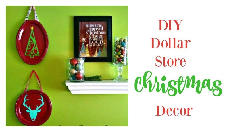 Second Chance to Dream DIY Dollar Store Christmas Decor #dollarstorecrafts #diychristmas