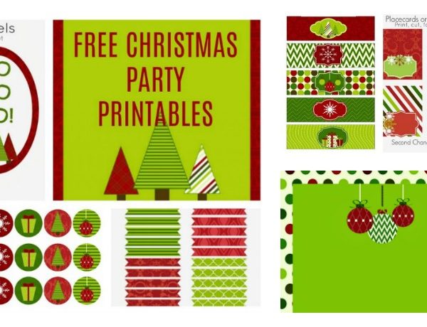 Second Chance to Dream: Free Christmas Party Printables #Christmas #Partyprintables #Free