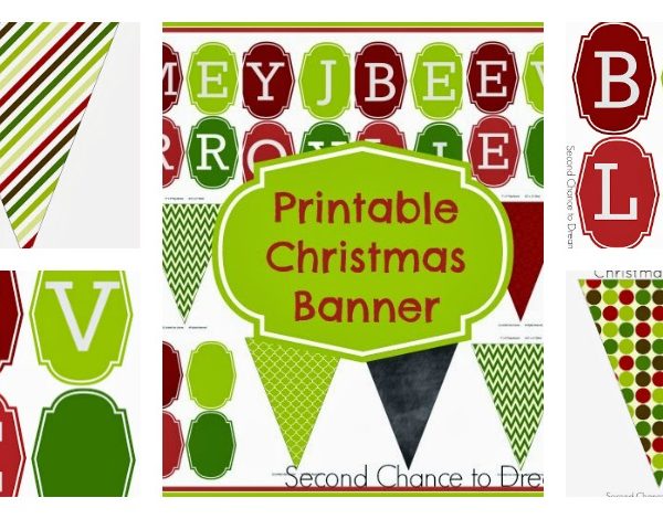 Second Chance to Dream: Printable Christmas Banner #Christmas