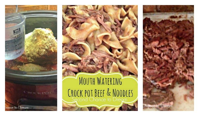 Mouthwatering Crock Pot Beef & Noodles