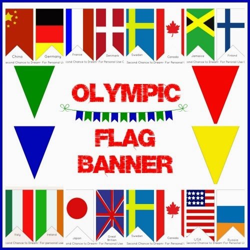 Second Chance to Dream: Olympic Flag Banner