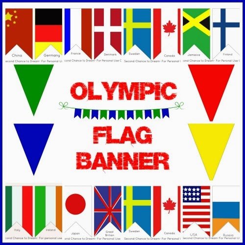 Second Chance to Dream: Olympic Flag Banner