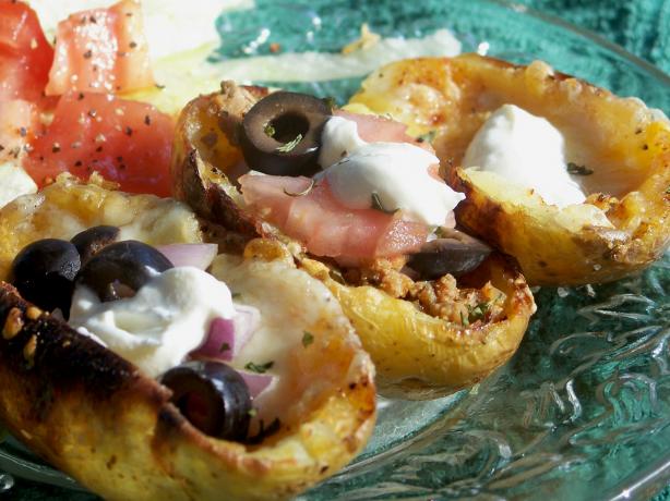 Nacho Potato Skins. Photo by Marsha D.