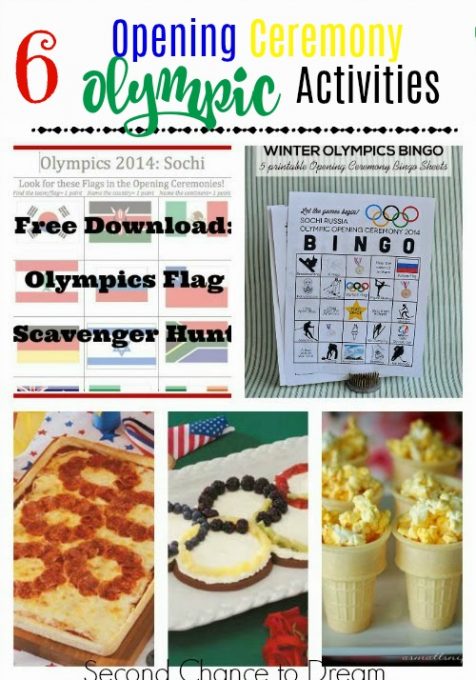 Second Chance to Dream: 6 Opening Ceremony Olympic Activities #openingceremony #Olympics