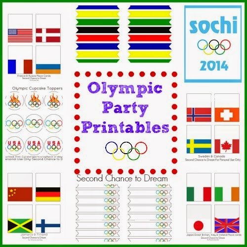 Second Chance to Dream: Olympic Party Printables