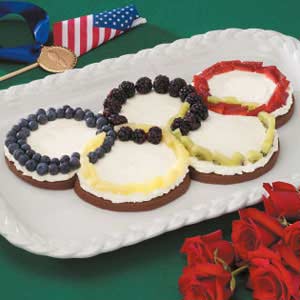 Olympic Rings Fruit Pizza Recipe