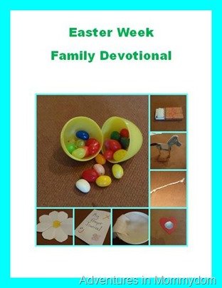 Easter week family devotional free printable