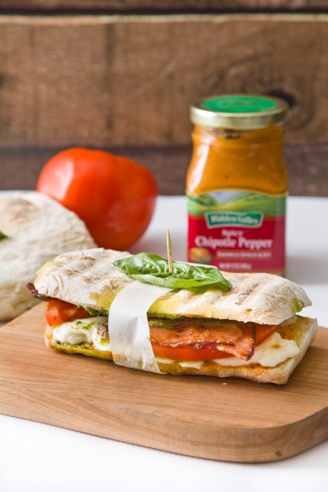 The Ultimate Bacon Caprese Sandwich