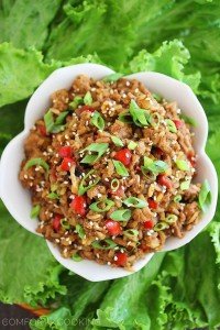 The Comfort of Cooking » Slow Cooker Asian Chicken Lettuce Wraps