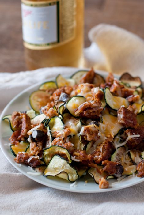 Zucchini Nachos | Betsylife.com