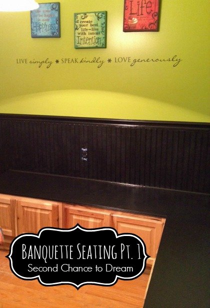 Second Dream to Dream: Banquette Seating Pt1