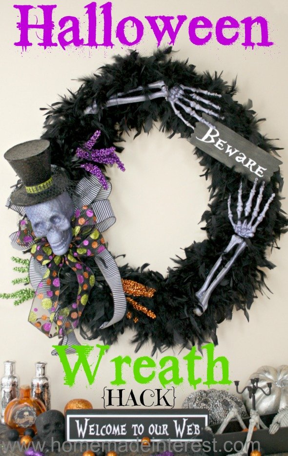 Halloween Wreath Hack | Home. Made. Interest. 
