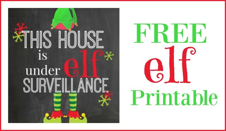 Second Chance to Dream: Free Elf Printable #elfontheshelf
