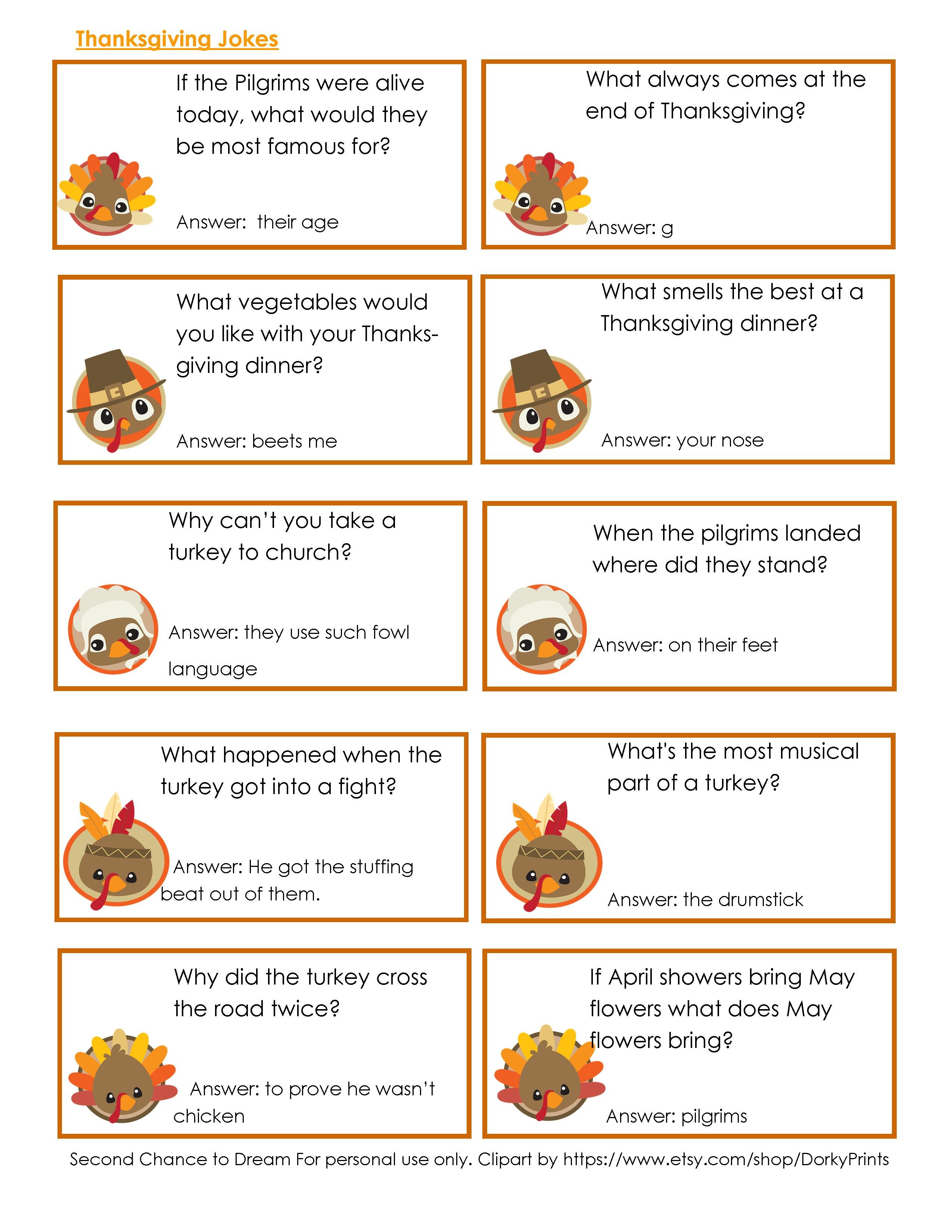 Thanksgiving Riddles For Adults Printable All Riddles