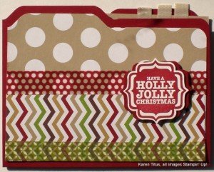 stampin up christmas card