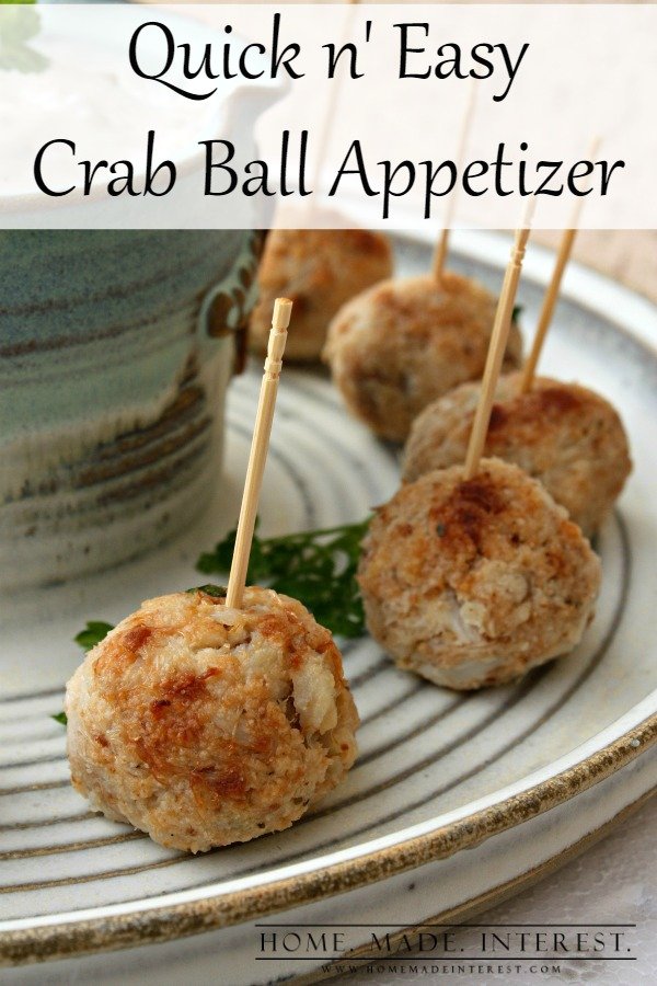 This crab ball appetizer is an easy recipe using Kraft Stove Top stuffing as the filler. It is a quick appetizer to make for parties or a delicious snack for anytime. 