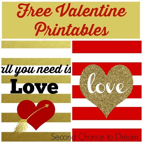 Second Chance to Dream: Free Valentine Printables