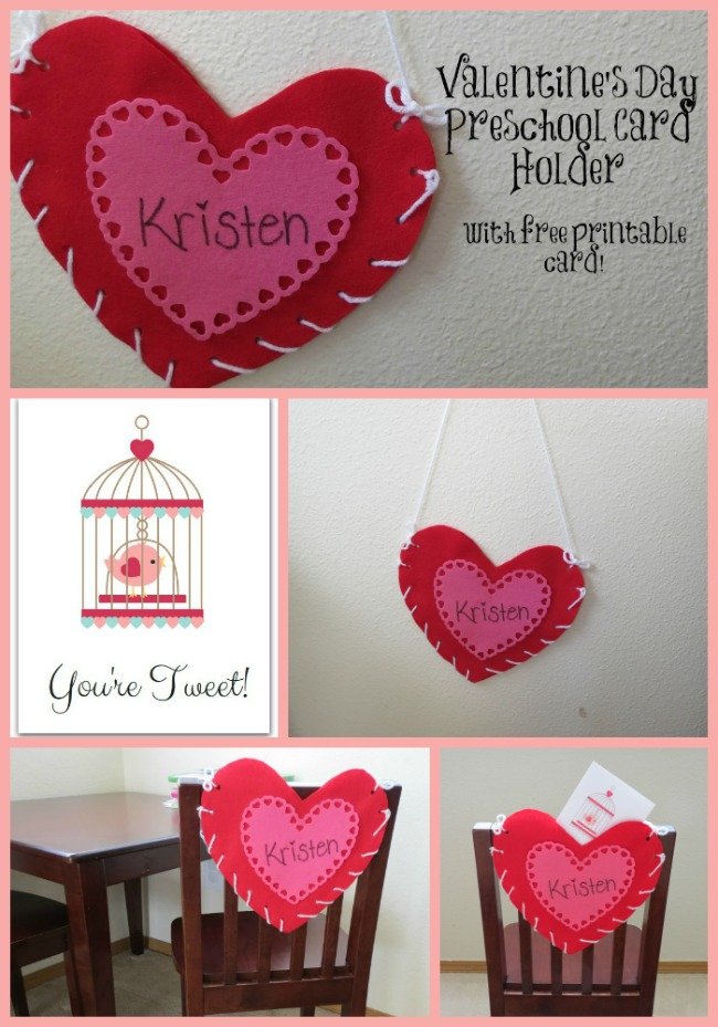 Valentine's Card Holder Pinterest