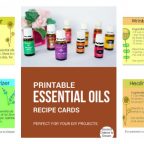 Second Chance To Dream - Printable Essential Oil Recipe Cards