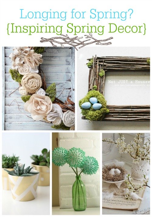 Second Chance to Dream: Inspiring Spring Decor #spring #diydecor