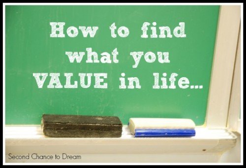 Second Chance to Dream:  How to find what you value in life...