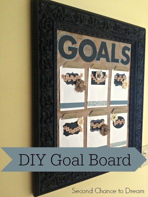 Barb Camp - Keep track of your GOALS with this DIY Goal Setting Board