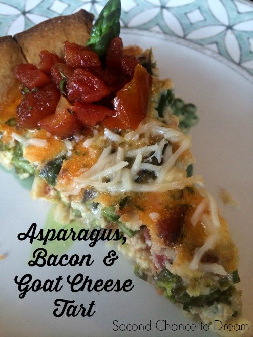 Second Chance to Dream: Asparagus, Bacon & Goat Cheese tart